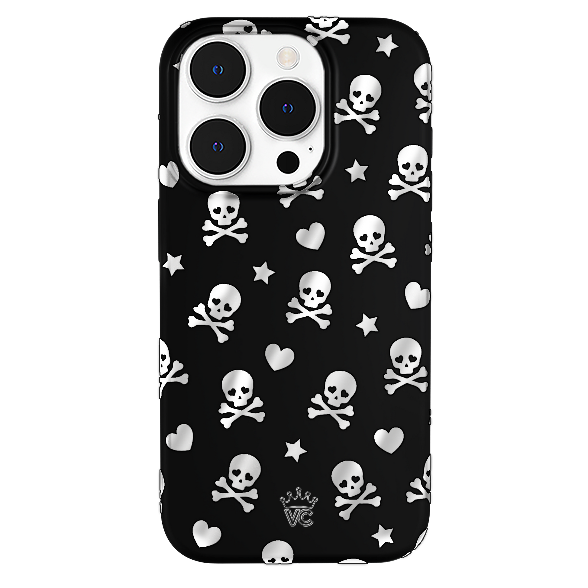 Chrome Skulls iPhone Case