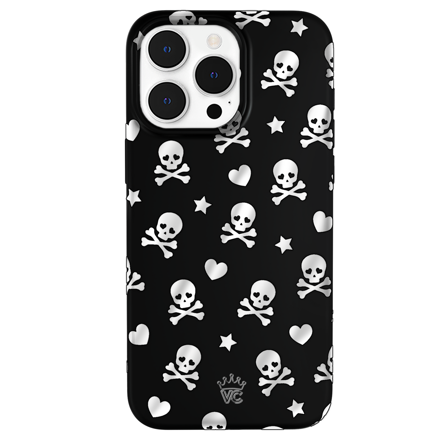 Chrome Skulls iPhone Case