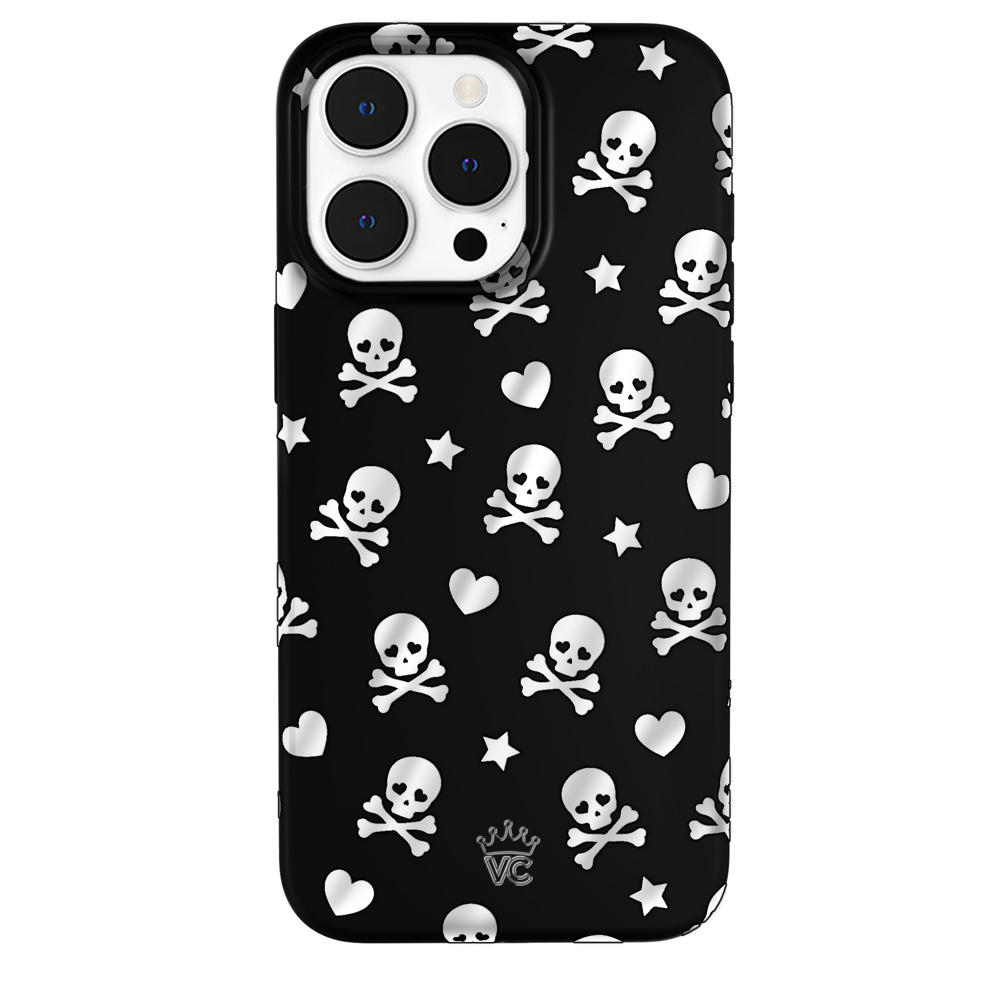 Chrome Skulls iPhone Case