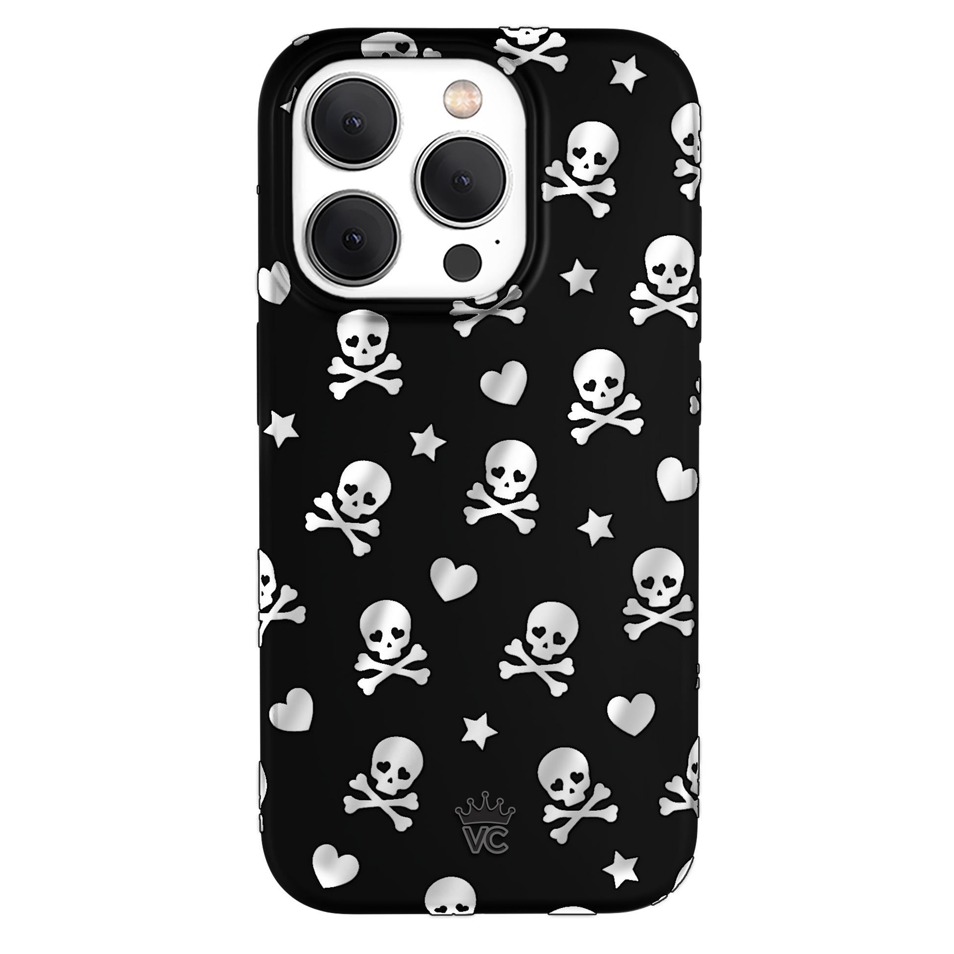 Chrome Skulls iPhone Case