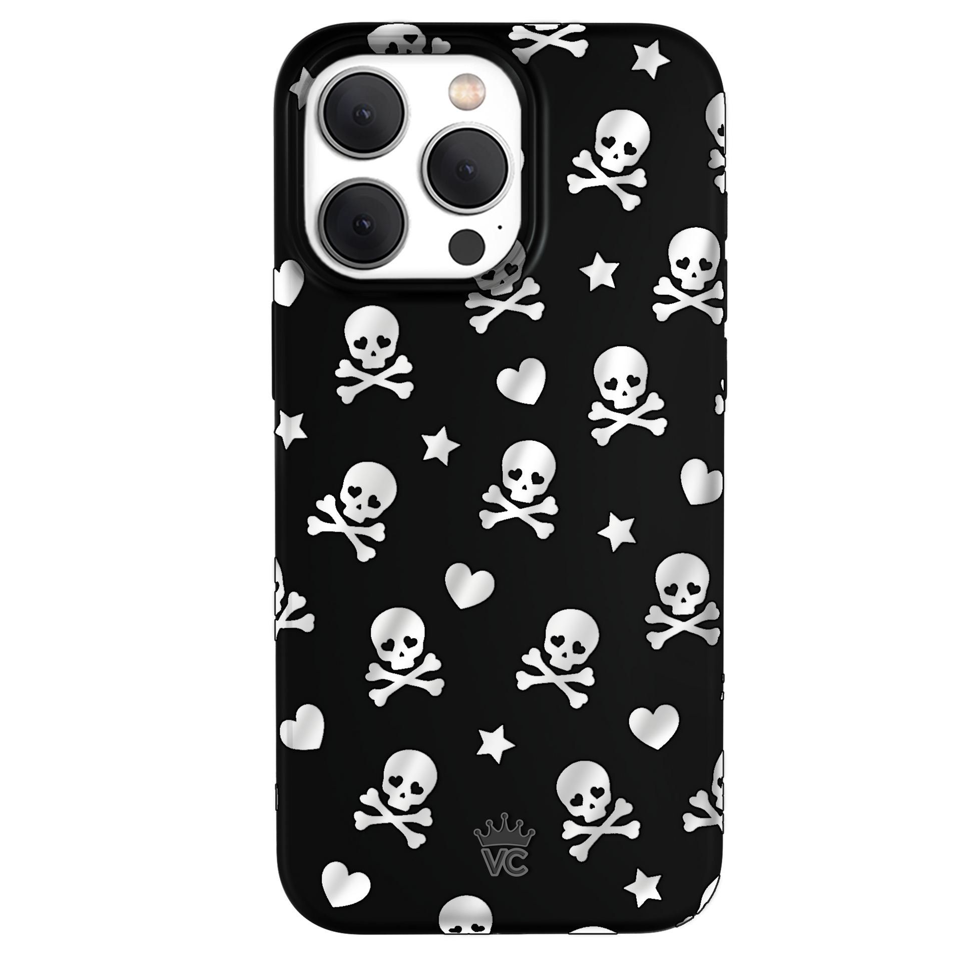 Chrome Skulls iPhone Case