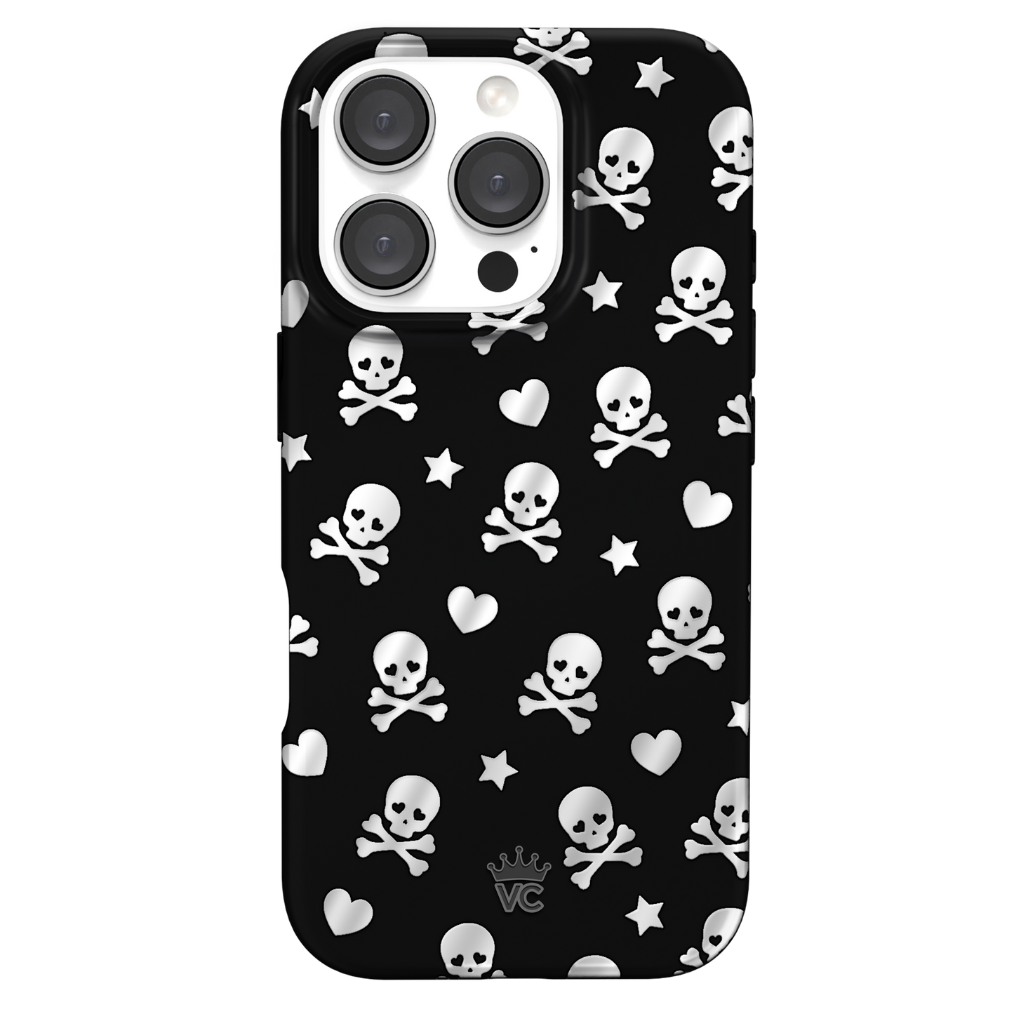 Chrome Skulls iPhone Case