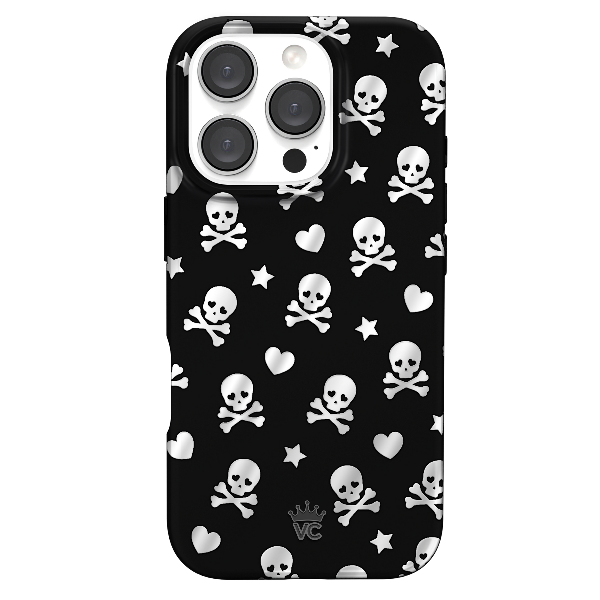 Chrome Skulls iPhone Case