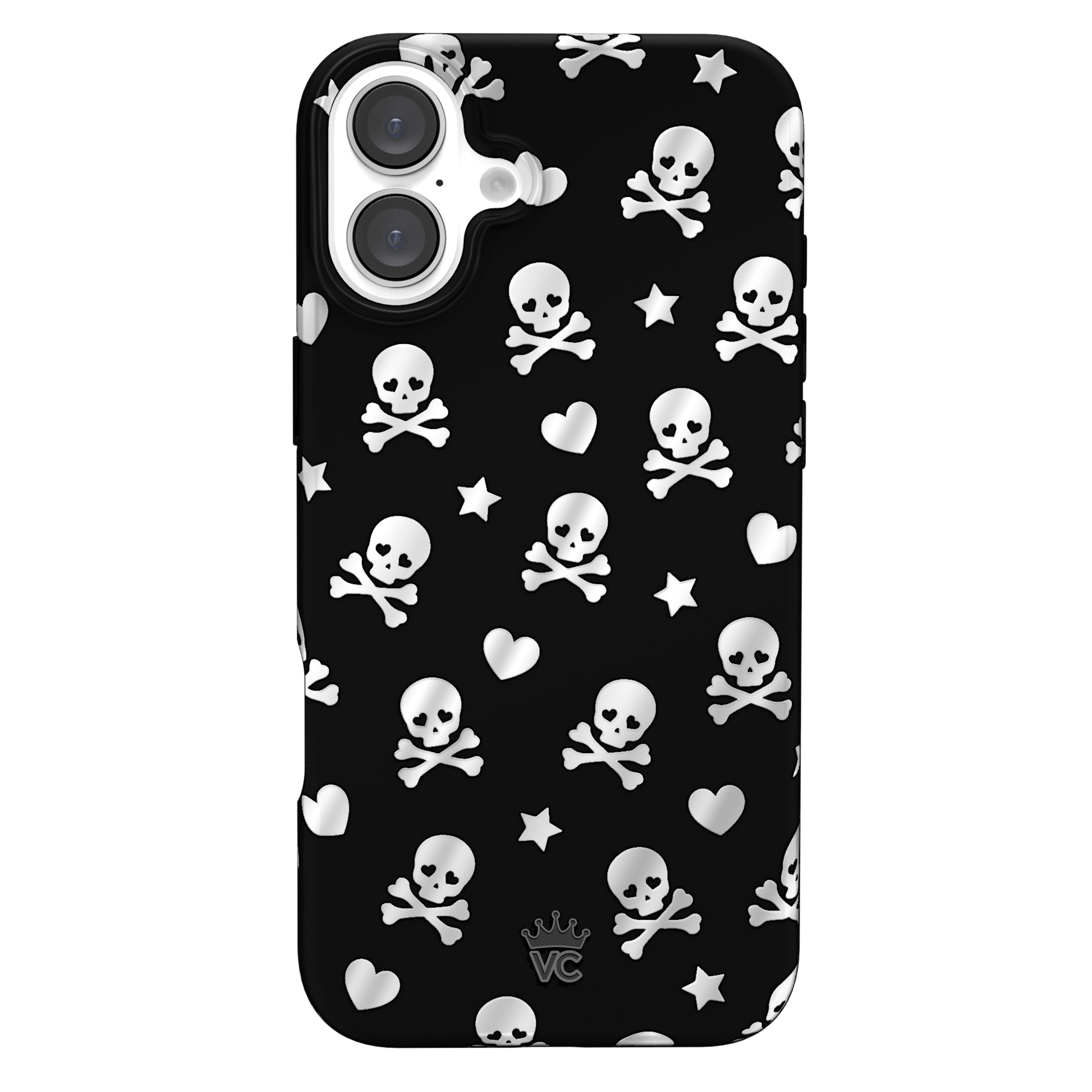 Chrome Skulls iPhone Case