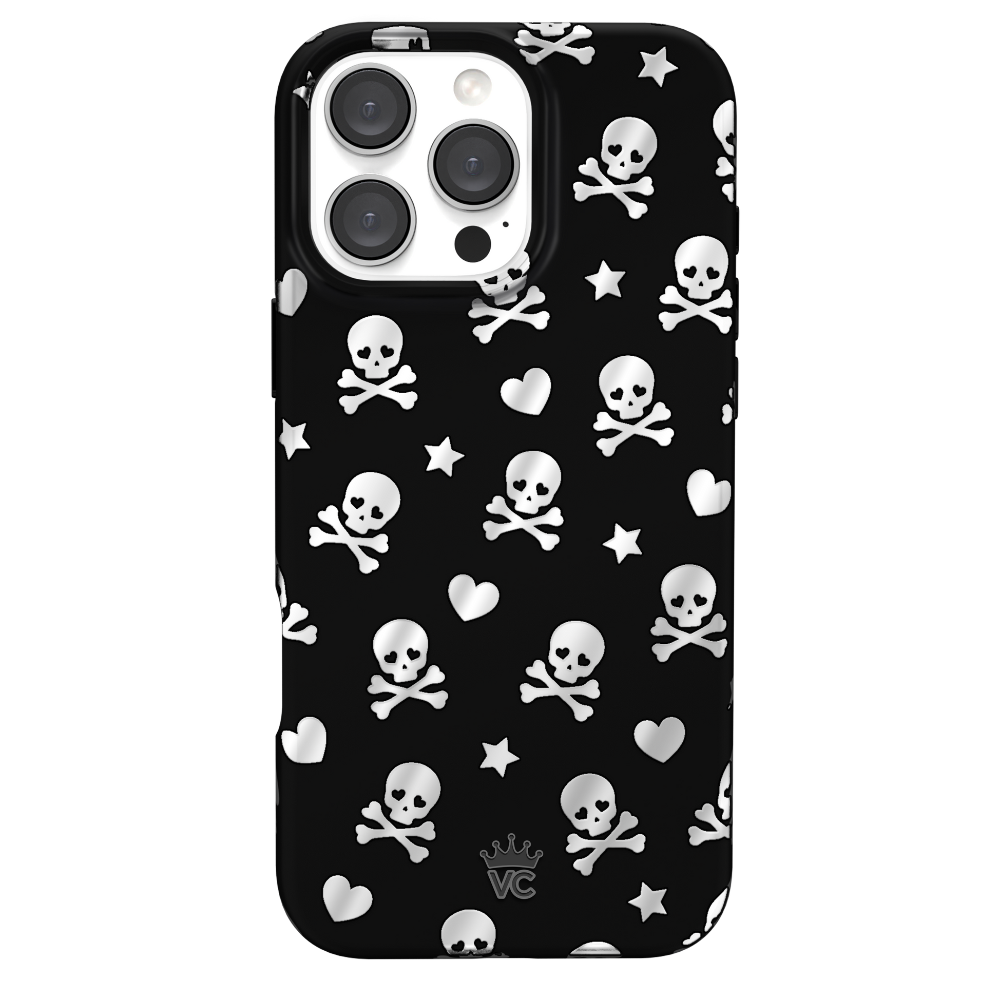 Chrome Skulls iPhone Case