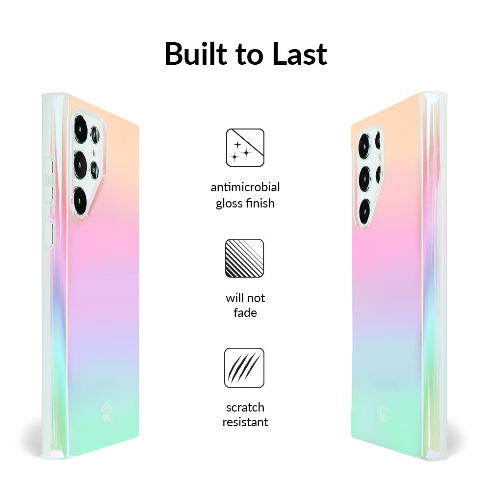 White Opal Samsung Case