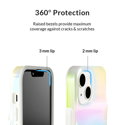 White Opal Iphone Wallet Case
