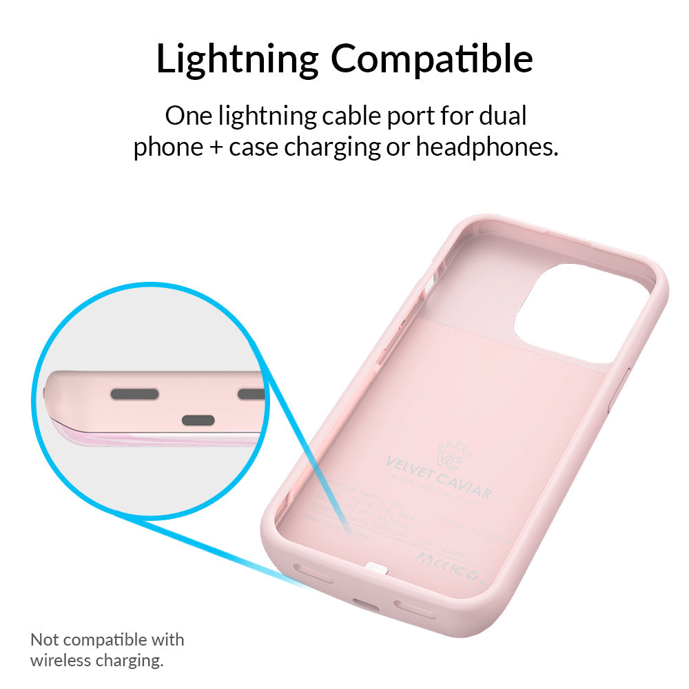 Pink Zebra iPhone Charging Case